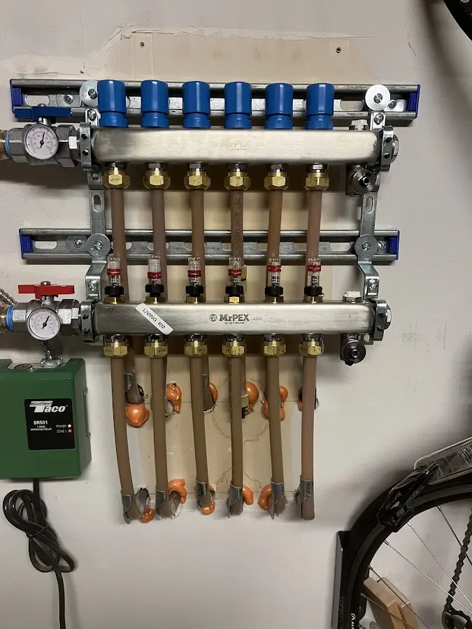 Plumber performing Gas Leak Detection at a residential property in Ironwood